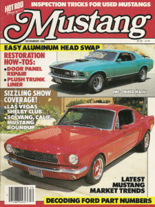 MUSTANG by HOT ROD 1987 DEC - '71 BOSS 454, GT500KR
